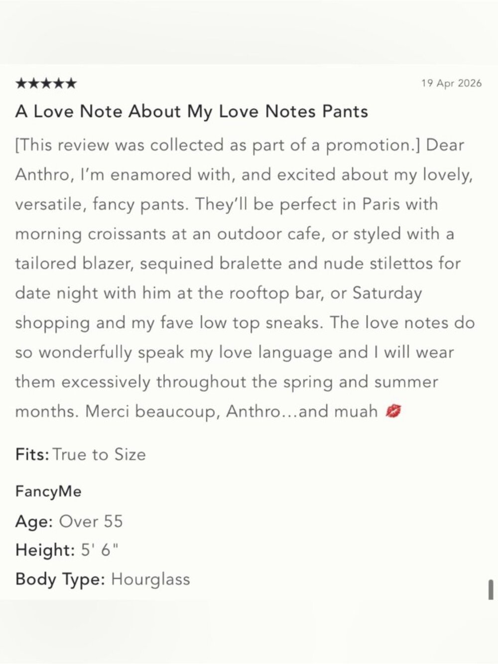NWT Size 30 - The Colette Linen-Blend Love Notes embroidery Trousers (US$158) - Picture 3 of 16